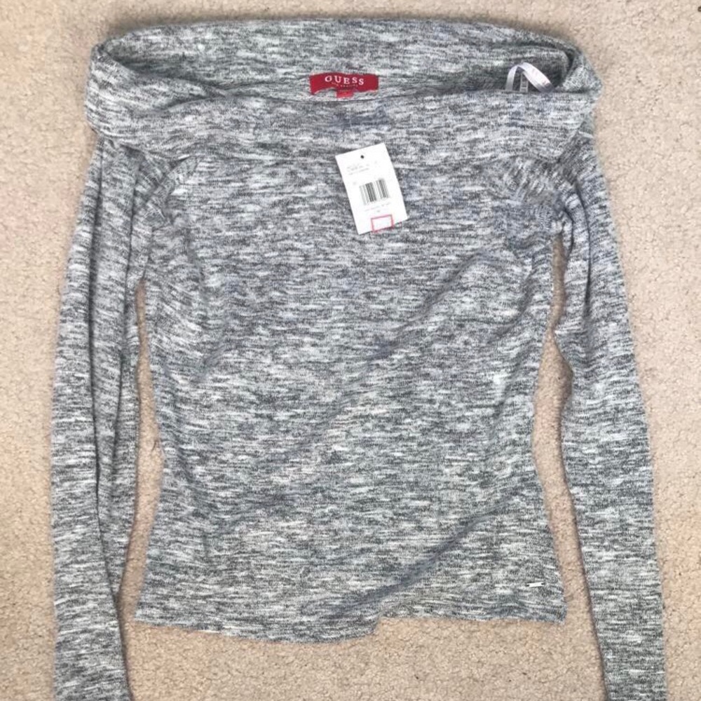 Guess Off The Shoulder Sweater